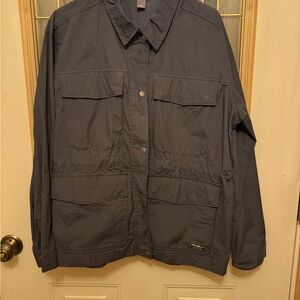 Eddie Bauer Women's Dark Gray Shirt Jacket